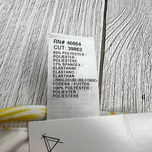 Womens Bikini Bottom XS Yellow Print VYB Vicious‎ Young Babes - Picture 3 of 5